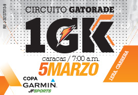 1era Carrera 10K XV Circuito Gatorade - Copa Garmin